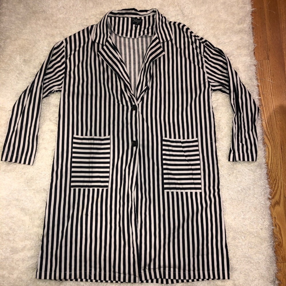 ASOS Oversized Pinstripe duster